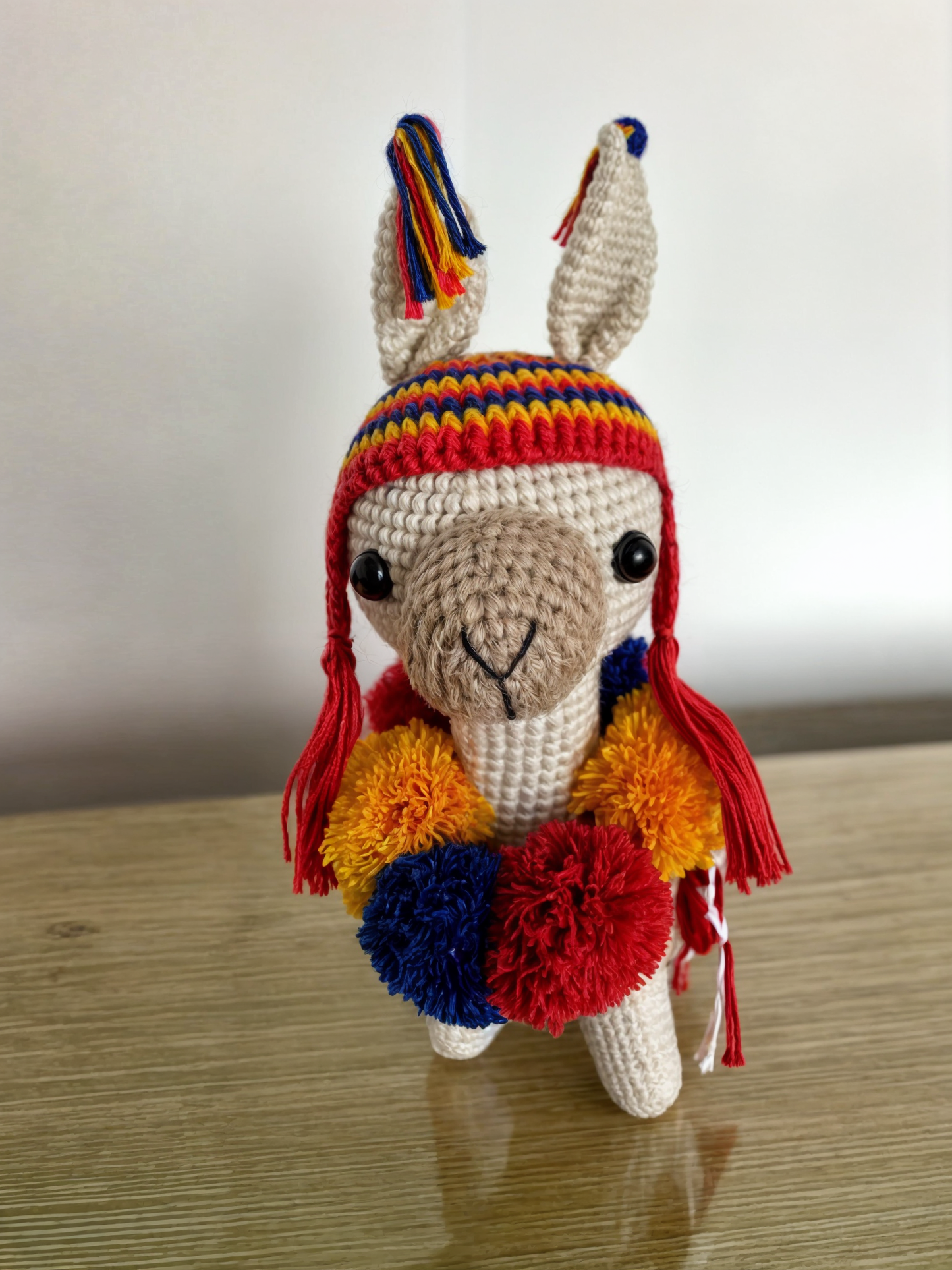 Llama decorativa amigarumi