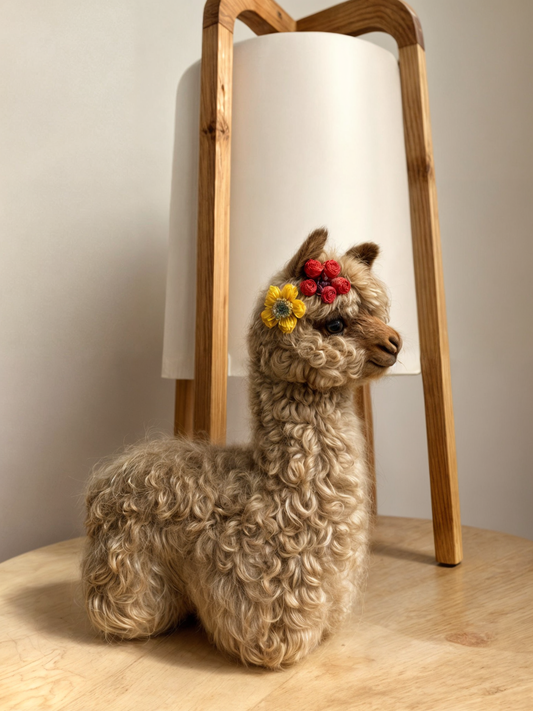 Peluche de alpaca decorativo